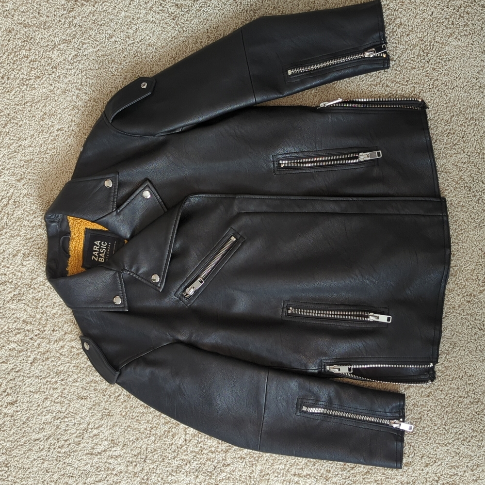 Zara Basics moto jacket
